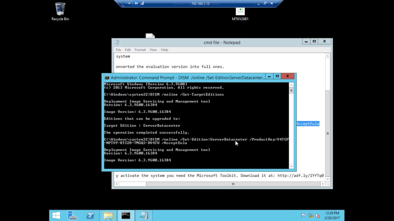 Windows Server 2012 R2 Data Center Activation Crack